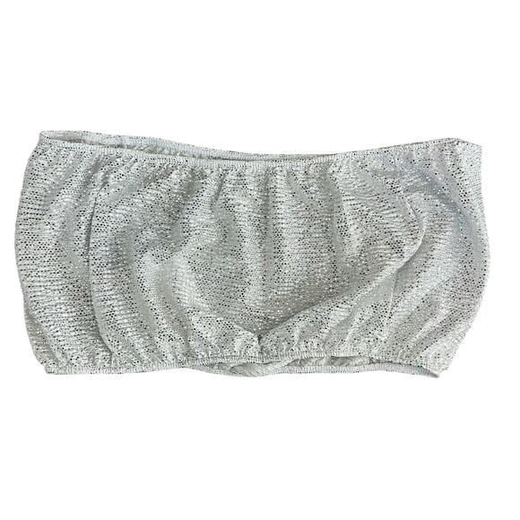 Show Me Your Mumu Tube Top, Silver Confetti, NWT Size Large - Picture 2 of 3